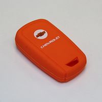 Силиконовый чехол для ключа зажигания Chevrolet оранжевый