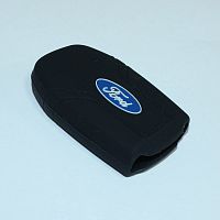 Силиконовый чехол для ключа зажигания Ford (тип 3) черный