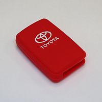 Силиконовый чехол для ключа зажигания Toyota Smart красный