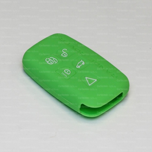 Силиконовый чехол для ключа зажигания Range Rover Smart зеленый фото 2